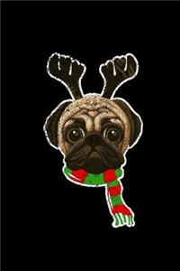 Pug Reindeer Dog