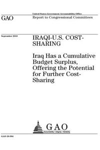 Iraqi-U.S. cost-sharing~