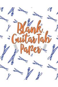 Blank Guitar Tab Paper