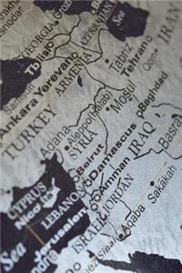 The Middle East on the Map in Black and White Journal