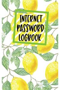 Internet Password Logbook