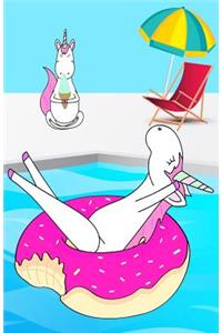 Journal Notebook For Unicorn Lovers - Unicorns Summer Fun