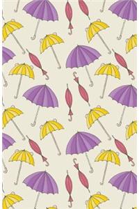 Journal Notebook Umbrellas Pattern 1