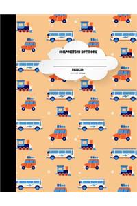 Composition Notebook Unruled,8.5 x 11 inch,200 pages