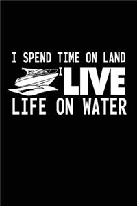 I Spend Time on Land I Live Life on Water