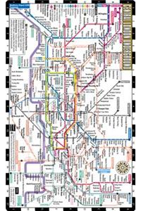 Streetwise London Underground Map - Laminated Map of the London Underground, England