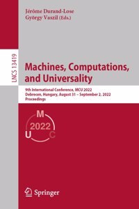 Machines, Computations, and Universality