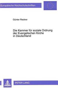 Die Kammer fuer soziale Ordnung der Evangelischen Kirche in Deutschland