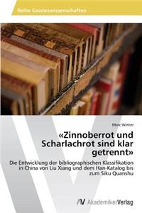 Zinnoberrot und Scharlachrot sind klar getrennt