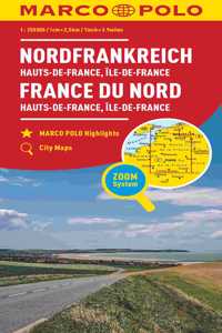 Northern France Marco Polo Map