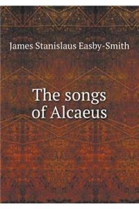 The songs of Alcaeus
