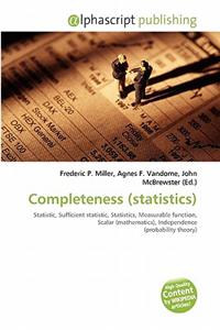 Completeness (Statistics)