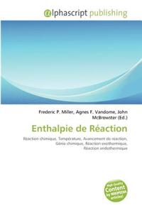 Enthalpie de R Action