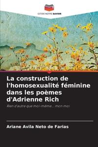 construction de l'homosexualité féminine dans les poèmes d'Adrienne Rich