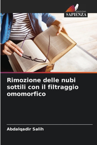 Rimozione delle nubi sottili con il filtraggio omomorfico