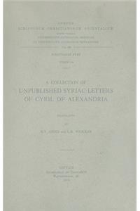 A Collection of Unpublished Syriac Letters of Cyril of Alexandria