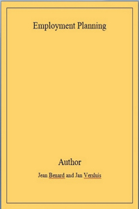 Employment Planning and Optimal Allocation of Physical and Human Resources