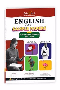 Educart CBSE English Core Class 12 Sample Paper 2023-24 (Introducing Revision Maps and Past Year Papers) 2024