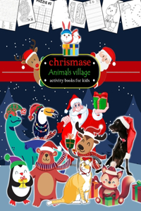 chrismase Animals village activity books for kids