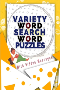 Variety Word Search Word Puzzles With Hidden Messages