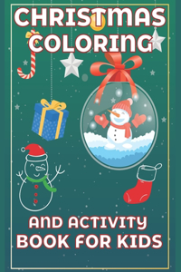 Christmas Coloring and Activity Book for Kids