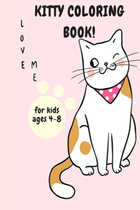 kitty coloring books for kids ages 4-8