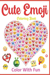 Cute Emoji Coloring book