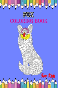 Fox Coloring Book For Kids
