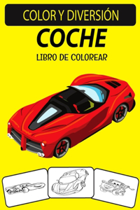 Coche Libro De Colorear