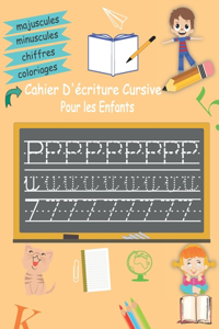 Cahier D'écriture Cursive Pour les Enfants