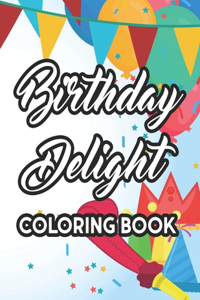 Birthday Delight Coloring Book