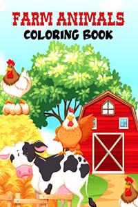 Farm Animals Coloring Book