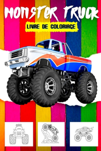 Livre de coloriage monster truck