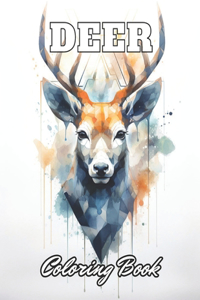 Deer Coloring Book