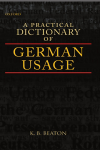 A Practical Dictionary of German Usage