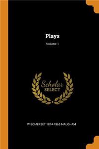 Plays; Volume 1