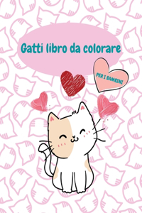 Gatti libro da colorare