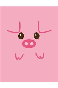 Pink Pig Notebook