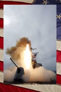 US Navy USS Benfold (DDG 65) Destroyer Firing a Missile Journa