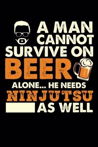 A Man Cannot Survive On Beer Alone He Needs Ninjutsu As Well