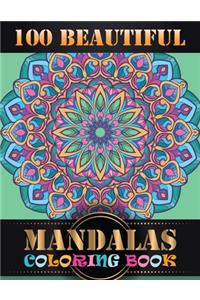 100 Beautiful Mandalas Coloring Book