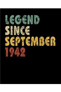 Legend Since September 1942