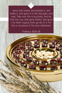 Communion Bulletin: And Blessed It (Package of 100)