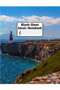 Blank Sheet Music Notebook