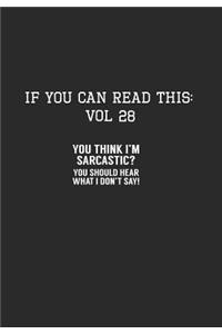 If You Can Read This