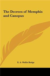The Decrees of Memphis and Canopus
