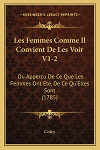 Les Femmes Comme Il Convient De Les Voir V1-2: Ou Appercu De Ce Que Les Femmes Ont Ete, De Ce Qu'Elles Sont (1785)