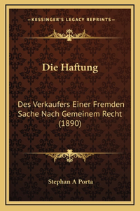Die Haftung