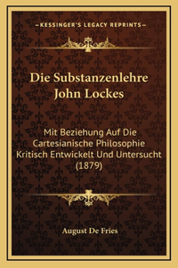 Die Substanzenlehre John Lockes