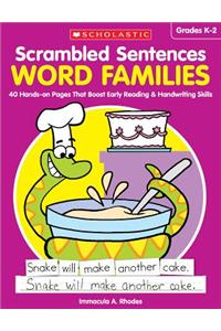 Scrambled Sentences: Word Families